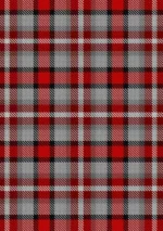 Hand Made Alloway Rose Tartan Fabric