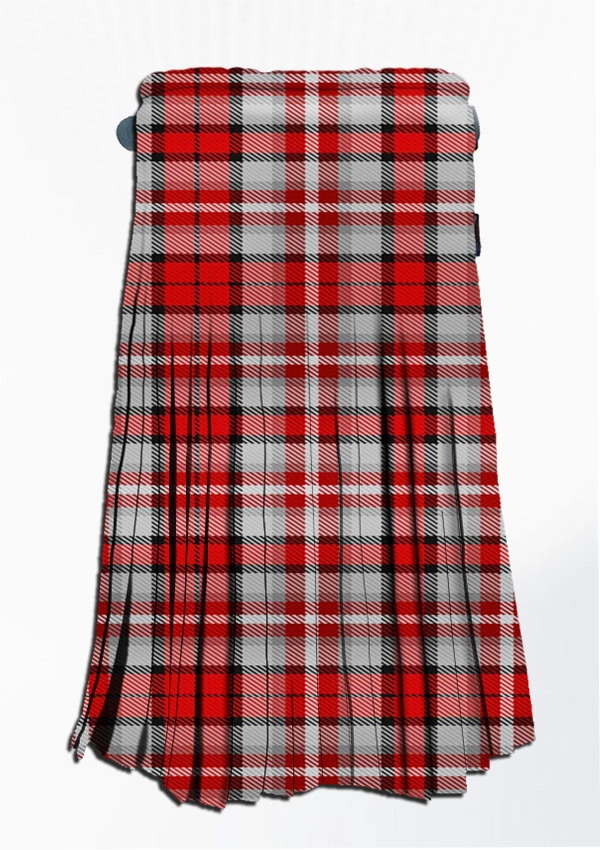 Hand Made Alloway Rose Tartan Kilt Back Hand Made Alloway Rose Tartan Kilt Back