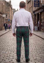 Hand Made Armstrong Tartan Trouser Back