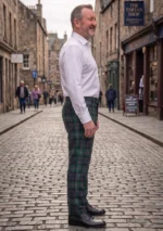 Hand Made Baird Tartan Trouser Right