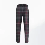 Hand Made Hebridean Heather Tartan Trouser Back