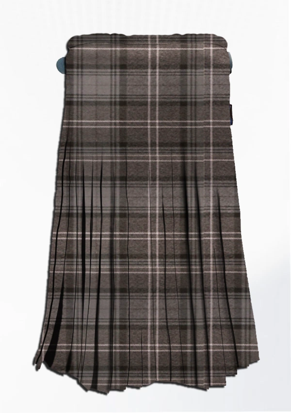 Hand Made Highland Granite Tartan Kilt Back Hand Made Highland Granite Tartan Kilt Back