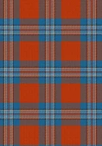 Hand Made Irn Bru Tartan Fabric
