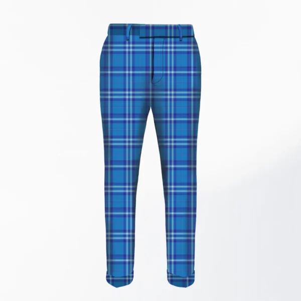 Hand Made Saltire Tartan Trouser