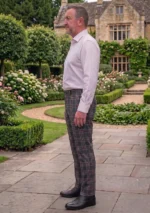 Hebridean Heather Tartan Trouser Left