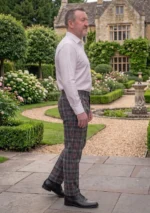 Hebridean Heather Tartan Trouser Right
