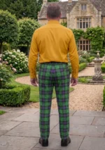 Hibs Tartan Trouser Back