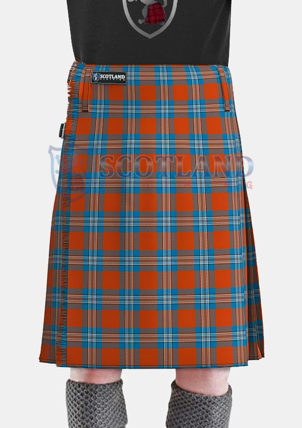 Irn Bru Tartan Kilt front Irn Bru Tartan Kilt front
