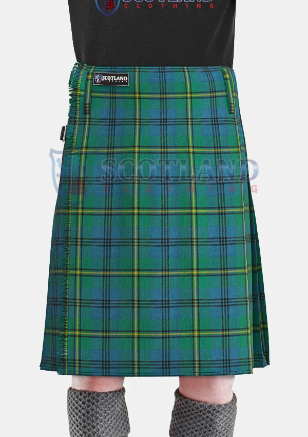 Johnston Tartan Kilt front Johnston Tartan Kilt front
