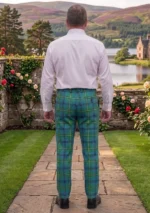Johnston Tartan Trouser Back