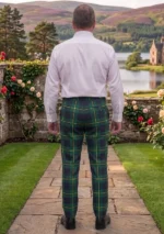 Johnstone Tartan Trouser Back
