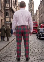 Lindsay Tartan Trouser Back