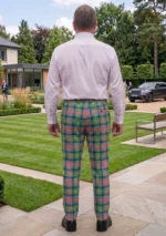 Logan Tartan Trouser Back