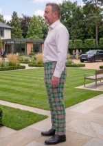 Logan Tartan Trouser Left