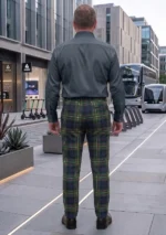 Maclaren Tartan Trouser Back