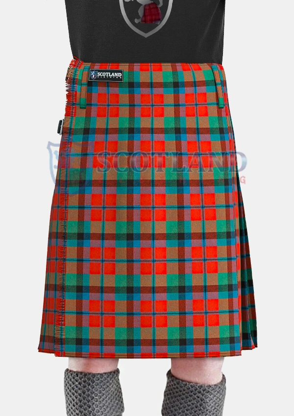 Macnaughton Tartan Kilt front Macnaughton Tartan Kilt front
