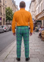 Marshall Tartan Trouser Back