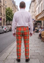 Maxwell Tartan Trouser Back