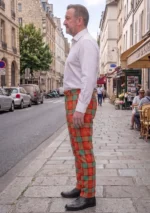 Maxwell Tartan Trouser Left