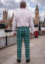 Mitchell Tartan Trouser Back