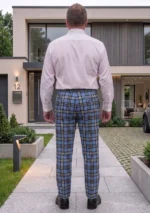 Rangers Tartan Trouser Back