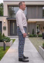Rangers Tartan Trouser Right
