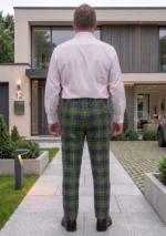 Reid Tartan Trouser Back
