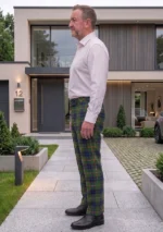 Reid Tartan Trouser Left