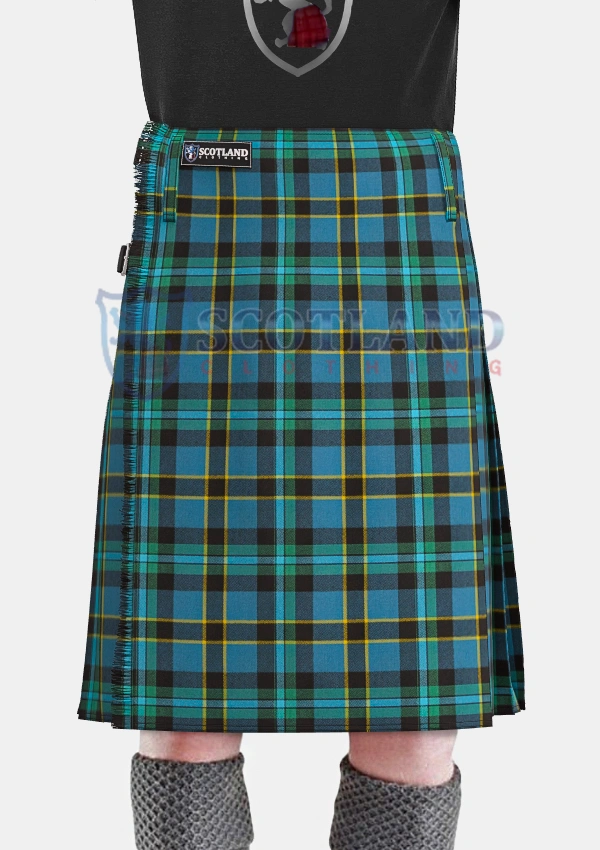 Weir Tartan Kilt front Weir Tartan Kilt front