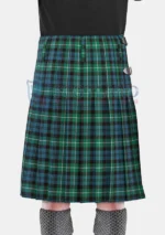back Lamont tartan Kilt
