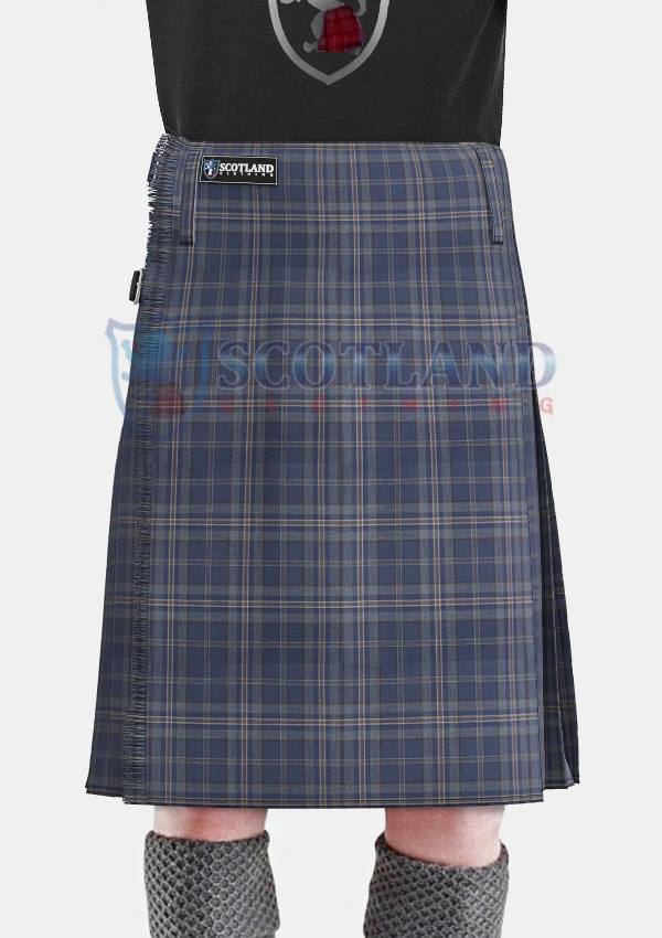 Arran Mist Tartan Kilt front Arran Mist Tartan Kilt front