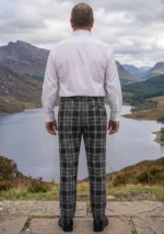 Black Isle Tartan Trouser Back