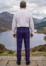 Blue Spirit Tartan Trouser Back
