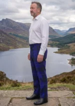 Blue Spirit Tartan Trouser Left