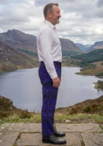 Blue Spirit Tartan Trouser Right