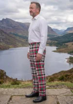 Borthwick Dress Tartan Trouser Left