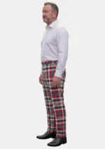 Borthwick Dress Tartan Trouser Men Left