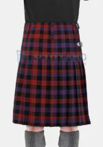 Brown Tartan Kilt back