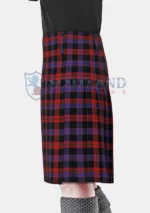 Brown Tartan Kilt left