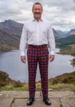 Brown Tartan Trouser