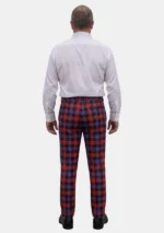 Brown Tartan Trouser Men Back