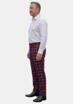 Brown Tartan Trouser Men Left