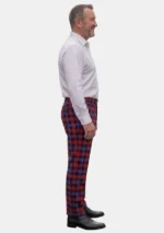 Brown Tartan Trouser Men Right