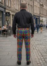 Carr Tartan Trouser Back