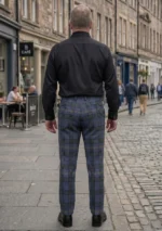 Cassidy Tartan Trouser Back