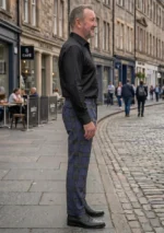 Cassidy Tartan Trouser Right
