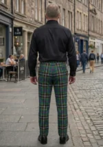 Cornish Hunting Tartan Trouser Back