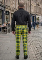 Cornish Tartan Trouser Back