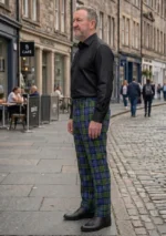 Cowan Tartan Trouser Left