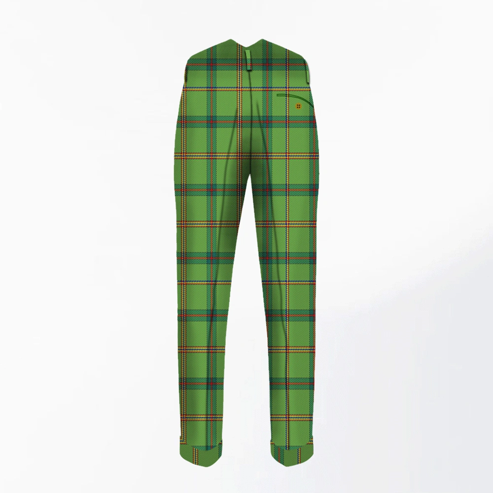 Custom Made Strachan Hunting Tartan Trouser Back Custom Made Strachan Hunting Tartan Trouser Back